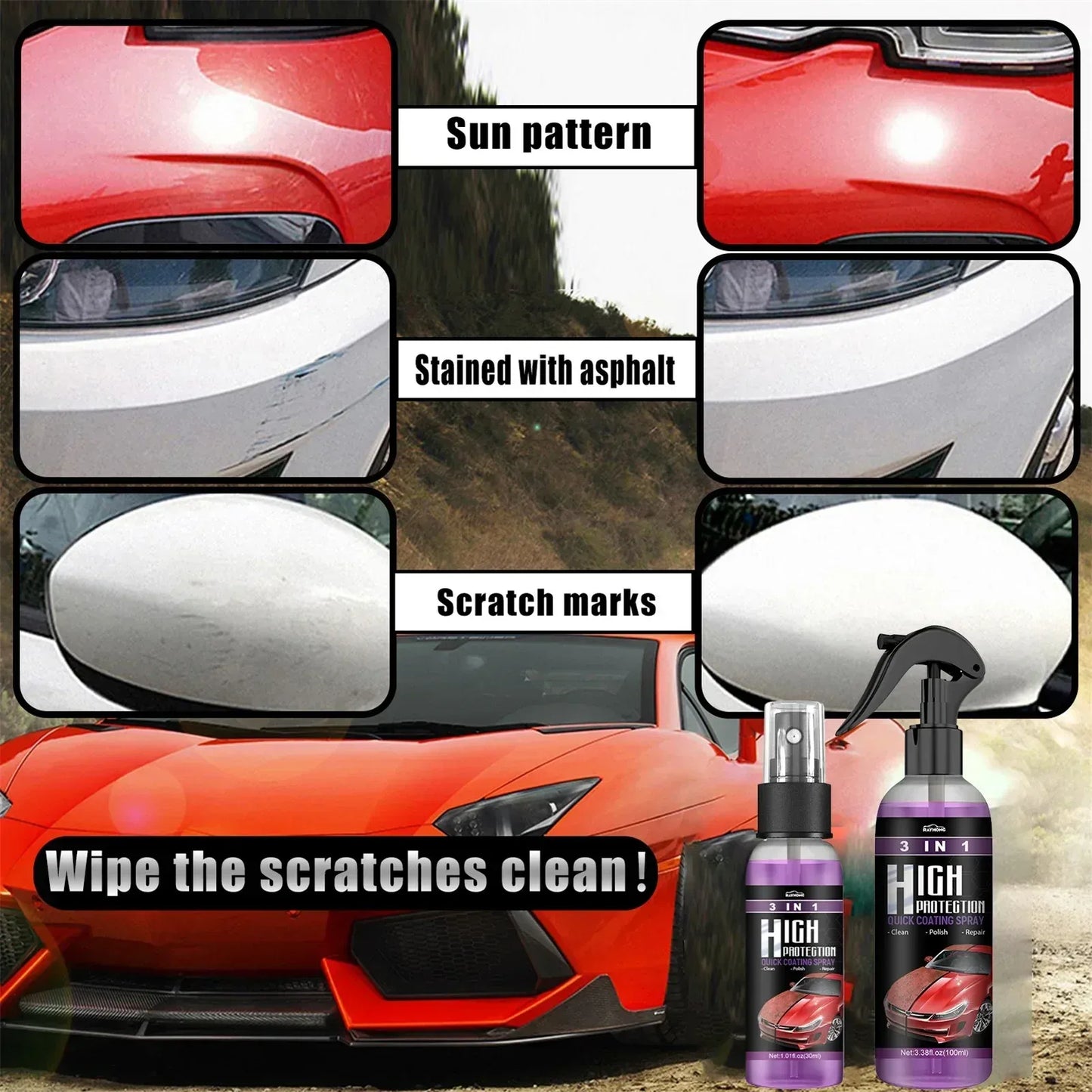 3 In 1 Rapid Ceramic Coating